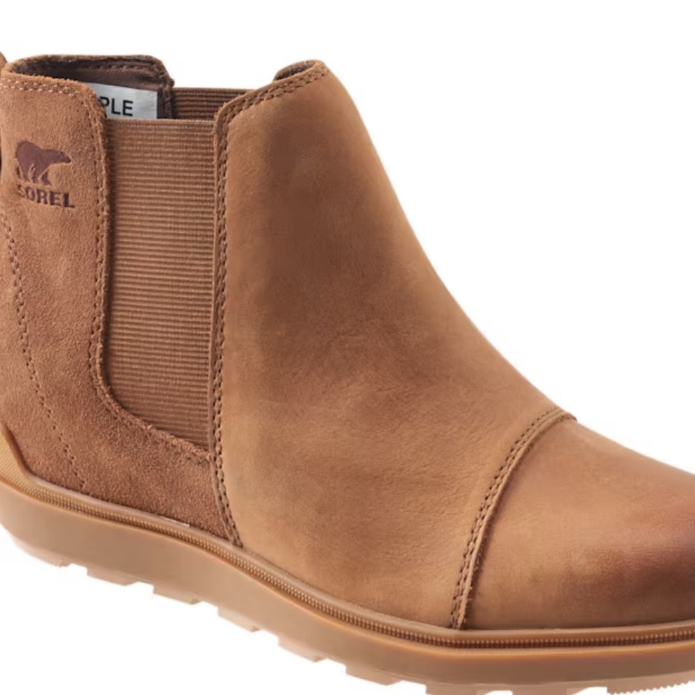 Women’s SOREL Evie II Chelsea Leather Waterproof Evie Ankle Boots size 10M. New